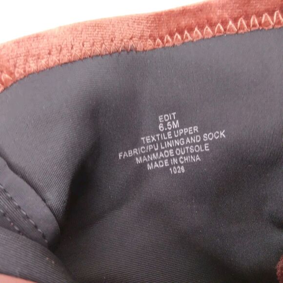 Steve Madden Edit Velvet Ankle Boots Booties Rust Terracotta Womens 6.5 M - Picture 8 of 11